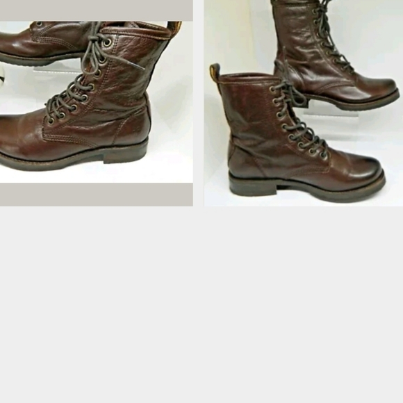 Frye brown combat boots nwot sz6 - Picture 1 of 3